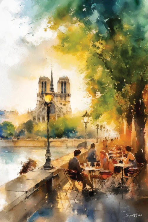 Paris Streets VIII by Conor McGuire wall art