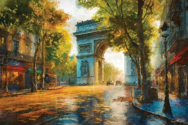 Cityscapes: Rue De L'Arc De Triomphe by Conor McGuire