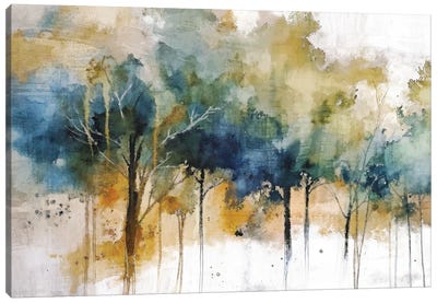 Autumn Trees I Canvas Art Print - Forest Art