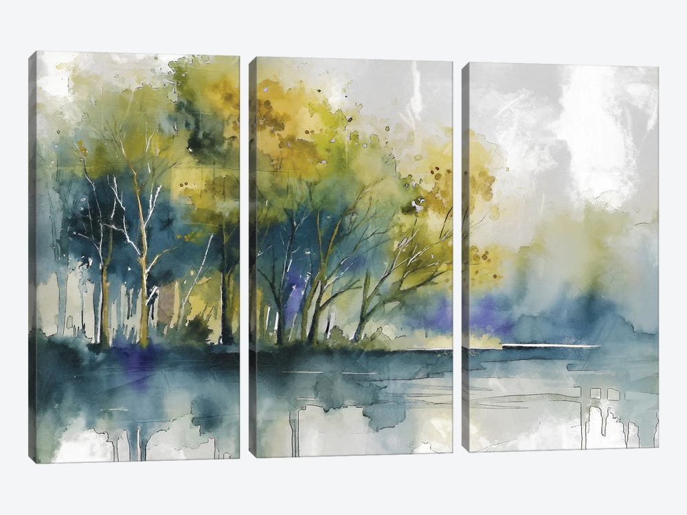 Autumn Trees II by Conor McGuire 3-piece Canvas Art
