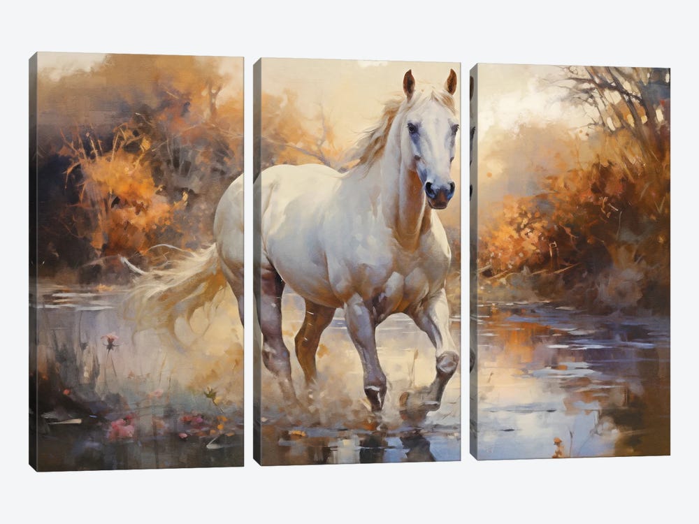 Arabian Horse II by Conor McGuire 3-piece Canvas Art