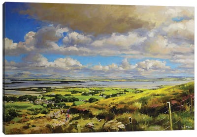 View Of Clew Bay From Croagh Patrick, County Mayo Canvas Art Print - Conor McGuire