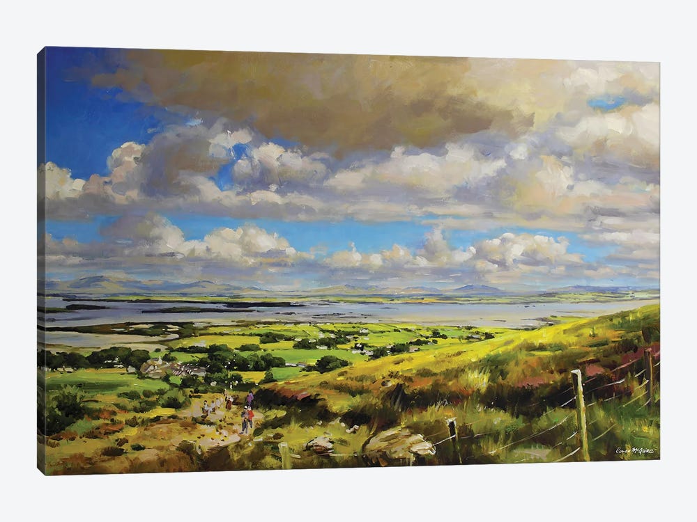 View Of Clew Bay From Croagh Patrick, County Mayo by Conor McGuire 1-piece Canvas Print