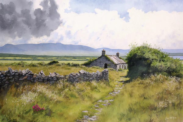 Conor McGuire: Abandoned Cottage, Achill by Conor McGuire