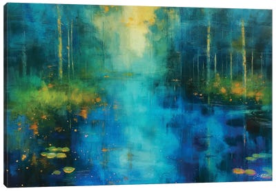 Symphony In Blue Canvas Art Print - Conor McGuire