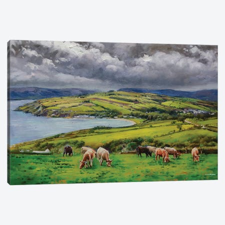 Cushendon Hills Canvas Print #MGY21} by Conor McGuire Canvas Wall Art