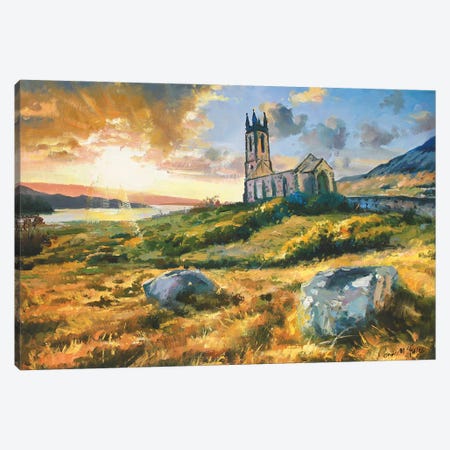 Dunlewy Church Canvas Print #MGY23} by Conor McGuire Canvas Art