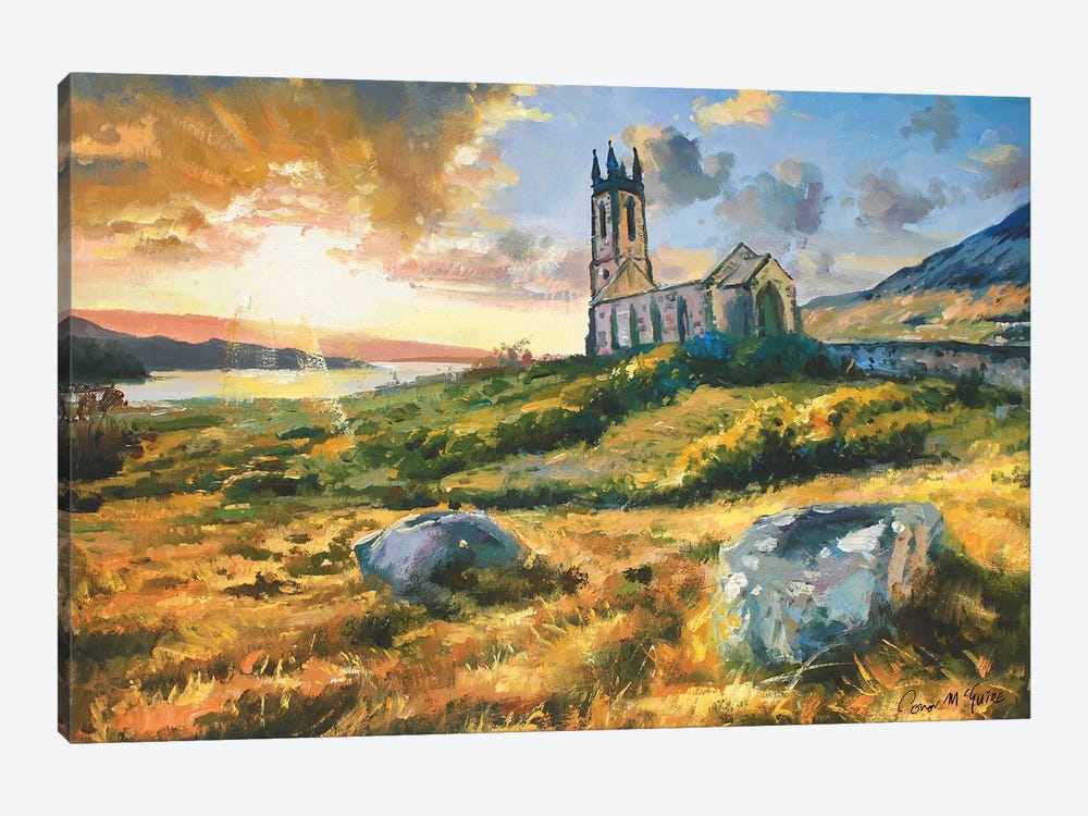 Dunlewy Church by Conor McGuire 1-piece Art Print