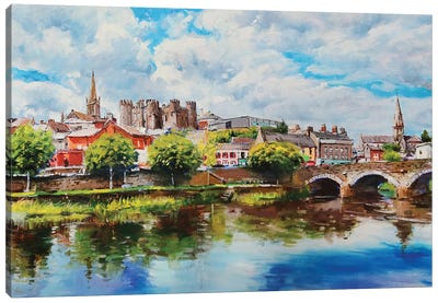 Enniscorthy Town Canvas Art Print - Conor McGuire