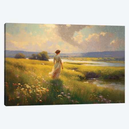 An Evening Walk Canvas Print #MGY265} by Conor McGuire Canvas Art Print