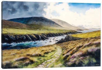 Achill Inlet Canvas Art Print - Conor McGuire