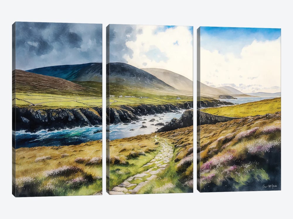 Achill Inlet by Conor McGuire 3-piece Canvas Art