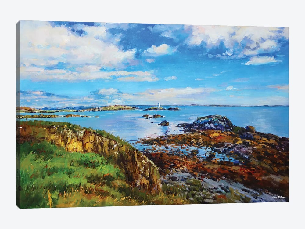 Inishbofin Lighthouse, County Mayo by Conor McGuire 1-piece Canvas Print