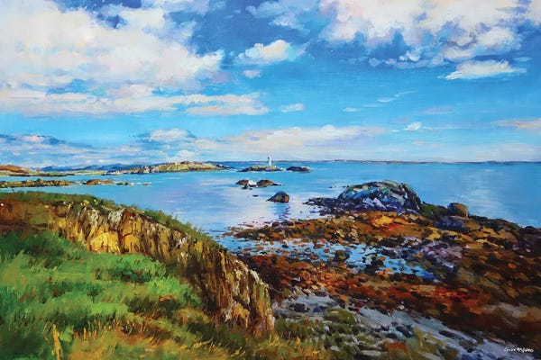 Cliffs: Inishbofin Lighthouse, County Mayo by Conor McGuire