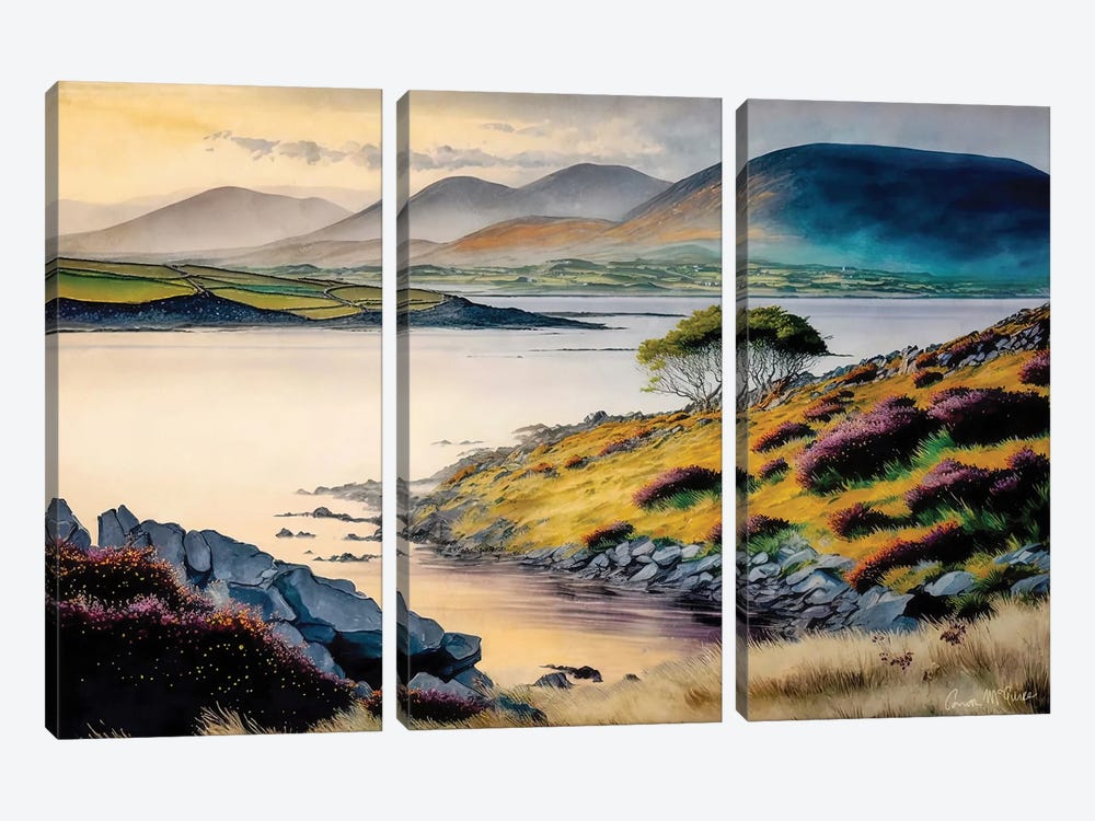 County Kerry Shoreline by Conor McGuire 3-piece Canvas Artwork