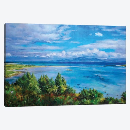 View Of Clew Bay From Mullranny, County Mayo Canvas Print #MGY32} by Conor McGuire Canvas Print