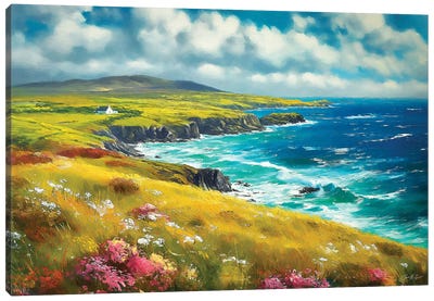 Kerry Penninsula Canvas Art Print - Ireland Art