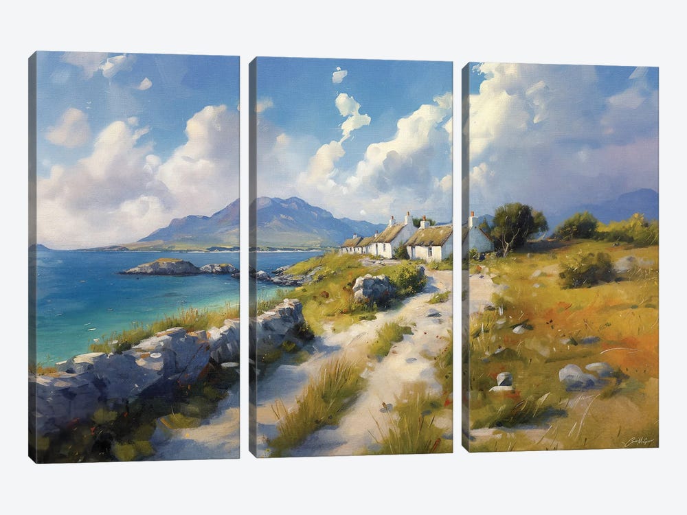 Blustery Day by Conor McGuire 3-piece Canvas Artwork