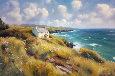 Shore House, Wild Atlantic Way, Ireland by Conor McGuire canvas print