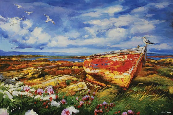 Ireland: Seagull On A Perch by Conor McGuire