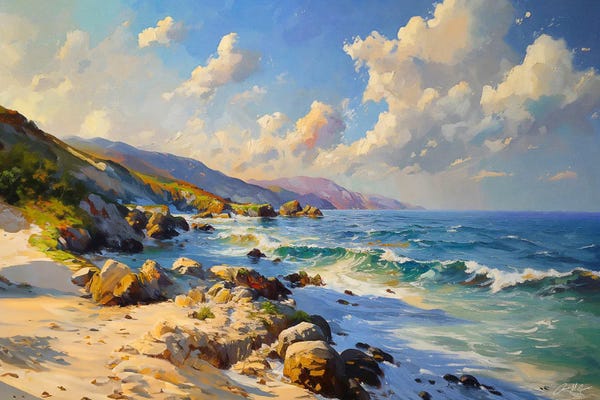 Mixed Media: Breezy Shoreline by Conor McGuire