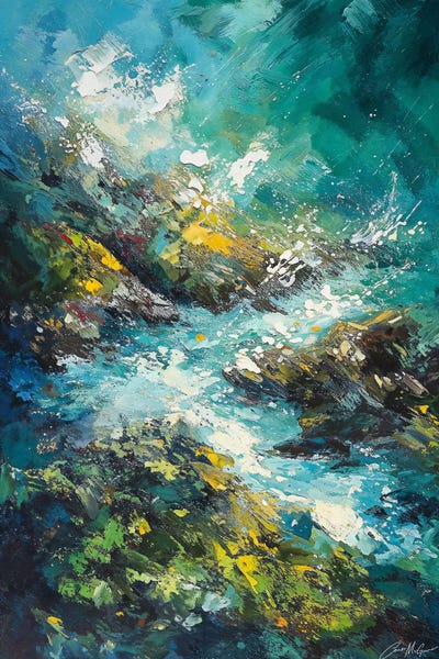 Cliffs: Sea Spray by Conor McGuire