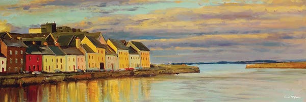 Contemporary Fine Art: The Long Walk, Galway City by Conor McGuire