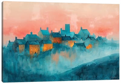 A Castle Town, Ireland. Canvas Art Print - Conor McGuire