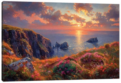 The End Of The Day Canvas Art Print - Conor McGuire