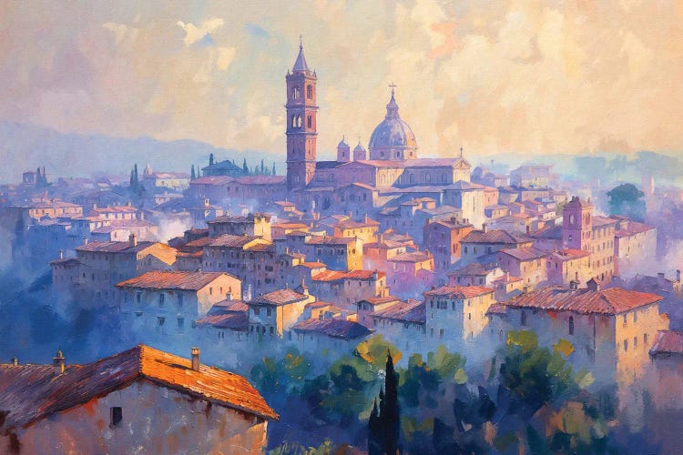 Lilac Haze, Italy. by Conor McGuire wall art