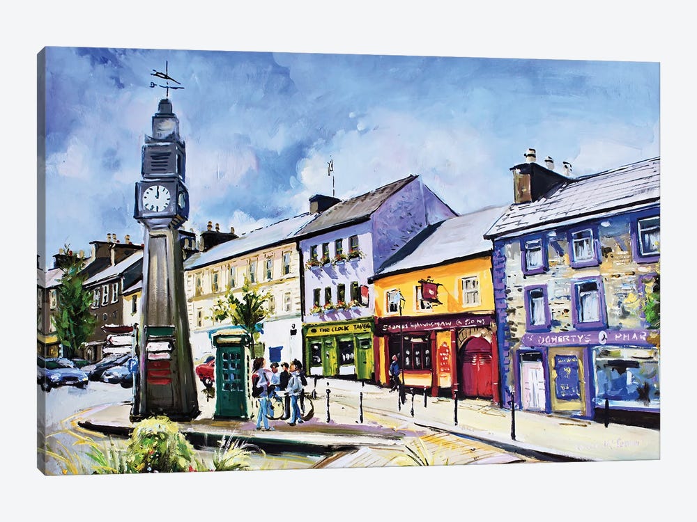 Westport Clock, County Mayo by Conor McGuire 1-piece Canvas Wall Art