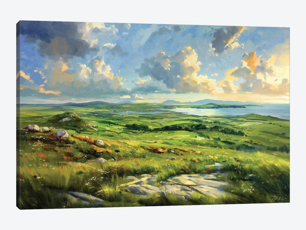 Summer Vista, Wild Atlantic Way, Ireland. by Conor McGuire 1-piece Canvas Artwork
