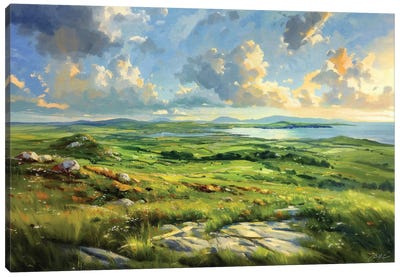 Summer Vista, Wild Atlantic Way, Ireland. Canvas Art Print - Conor McGuire