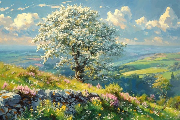 Floral & Botanical: Whitethorn In Bloom by Conor McGuire