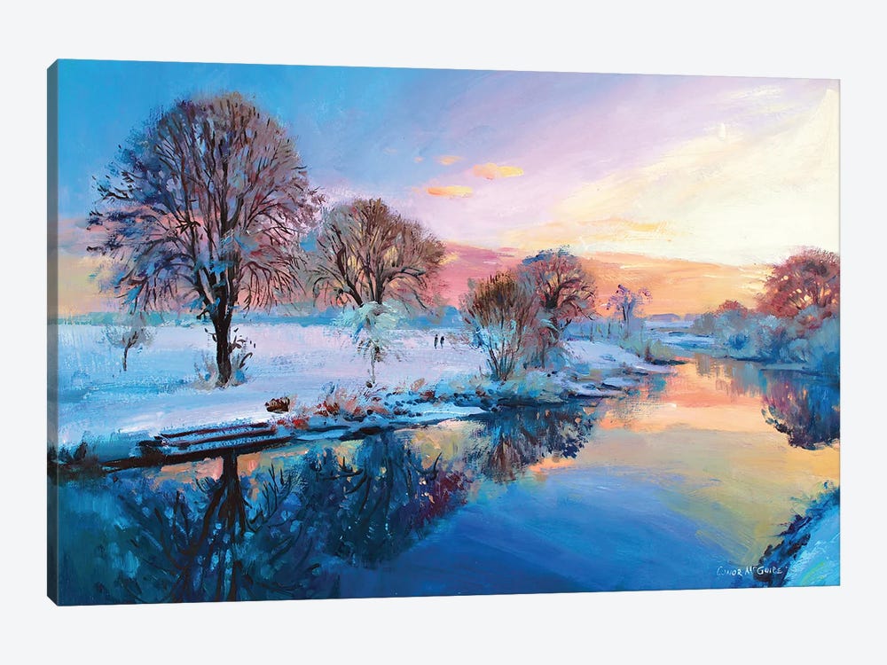 Winter Trees, Ireland by Conor McGuire 1-piece Canvas Artwork