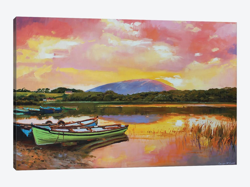 Nephin From Lough Conn, County Mayo by Conor McGuire 1-piece Canvas Wall Art