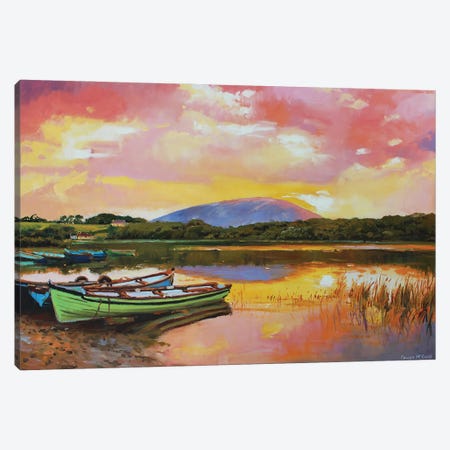Nephin From Lough Conn, County Mayo Canvas Print #MGY40} by Conor McGuire Canvas Artwork