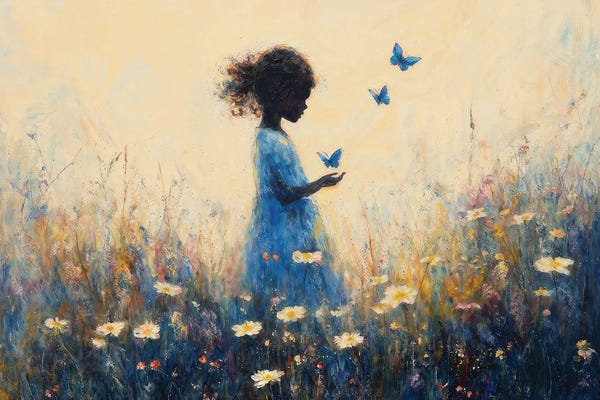 Conor McGuire: Blue Butterflies by Conor McGuire