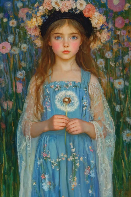 Dandelion Girl by Conor McGuire wall art