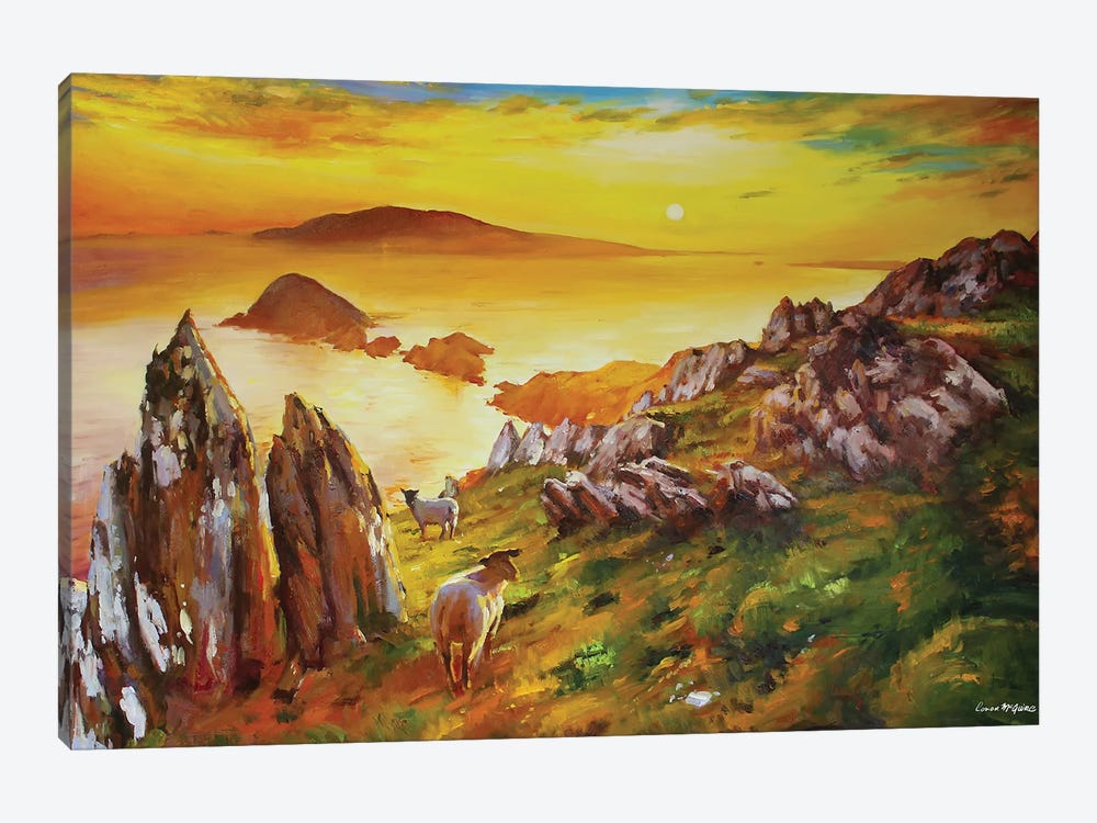 The Blasket Island, Kerry by Conor McGuire 1-piece Canvas Artwork