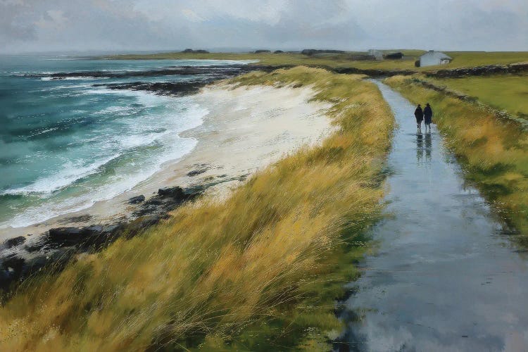 Gret Day On Sligo Shore by Conor McGuire wall art