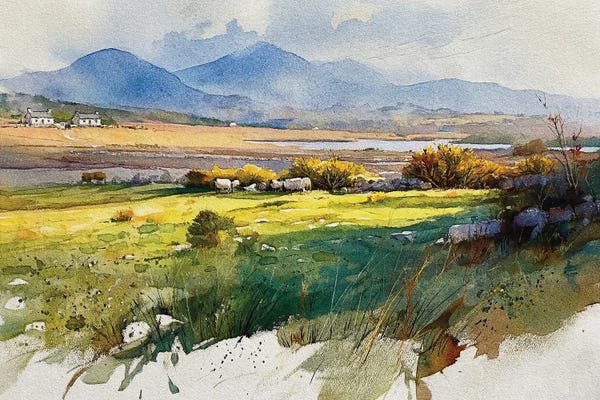 Spring Grazing, Achill Island