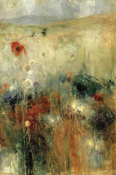 Bog Dandelions And Poppies