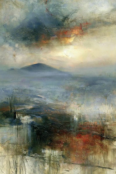 Conor McGuire: Nephin Mountain In Mist by Conor McGuire