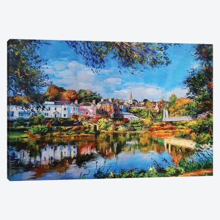 Evening At The Mardyke, Cork City Canvas Print #MGY47} by Conor McGuire Art Print