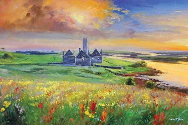 Places Of Worship: Rosserk Abbey On The River Moy, County Mayo by Conor McGuire