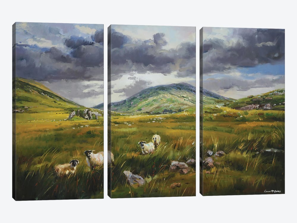 Ballaghbeama Gap, County Kerry by Conor McGuire 3-piece Art Print