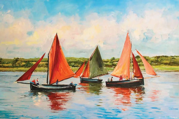 Sailboats: Galway Hookers by Conor McGuire