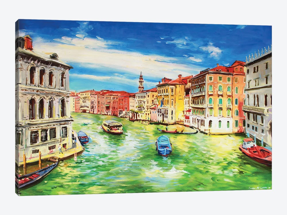 The Grand Canal, Venice by Conor McGuire 1-piece Canvas Artwork