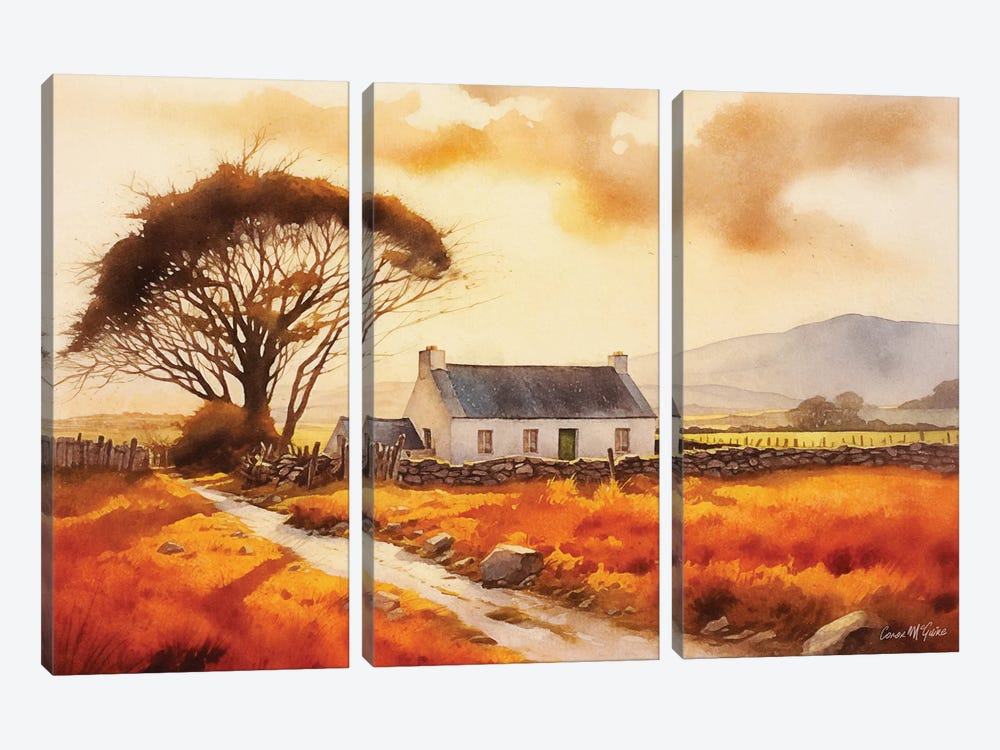 Morning Light by Conor McGuire 3-piece Canvas Art Print